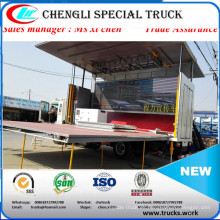 4meters longitud DFAC Dongfeng 4 X 2 carro etapa carro